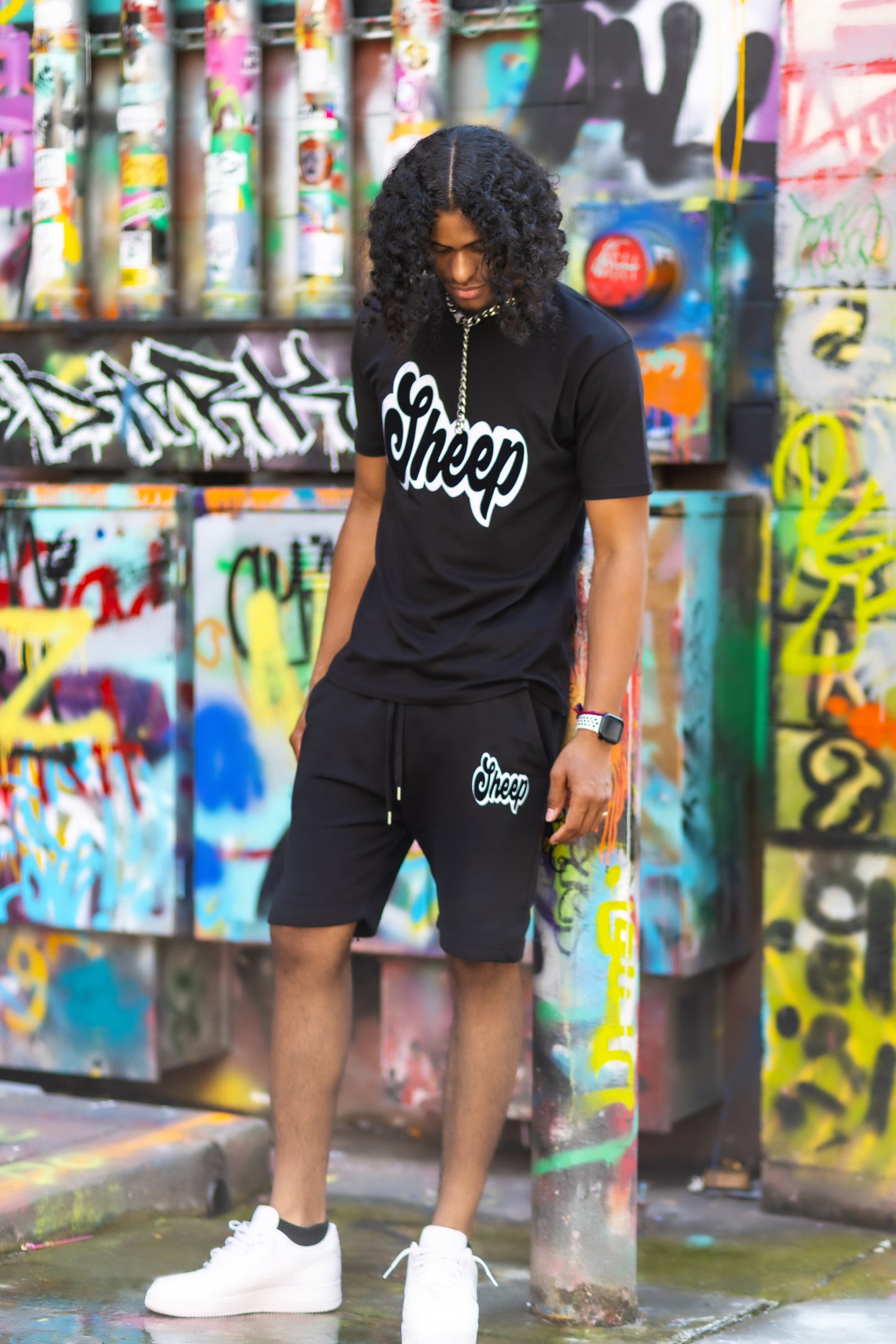 Sheep Short Set Black