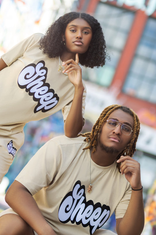 Sheep Short Set Cream