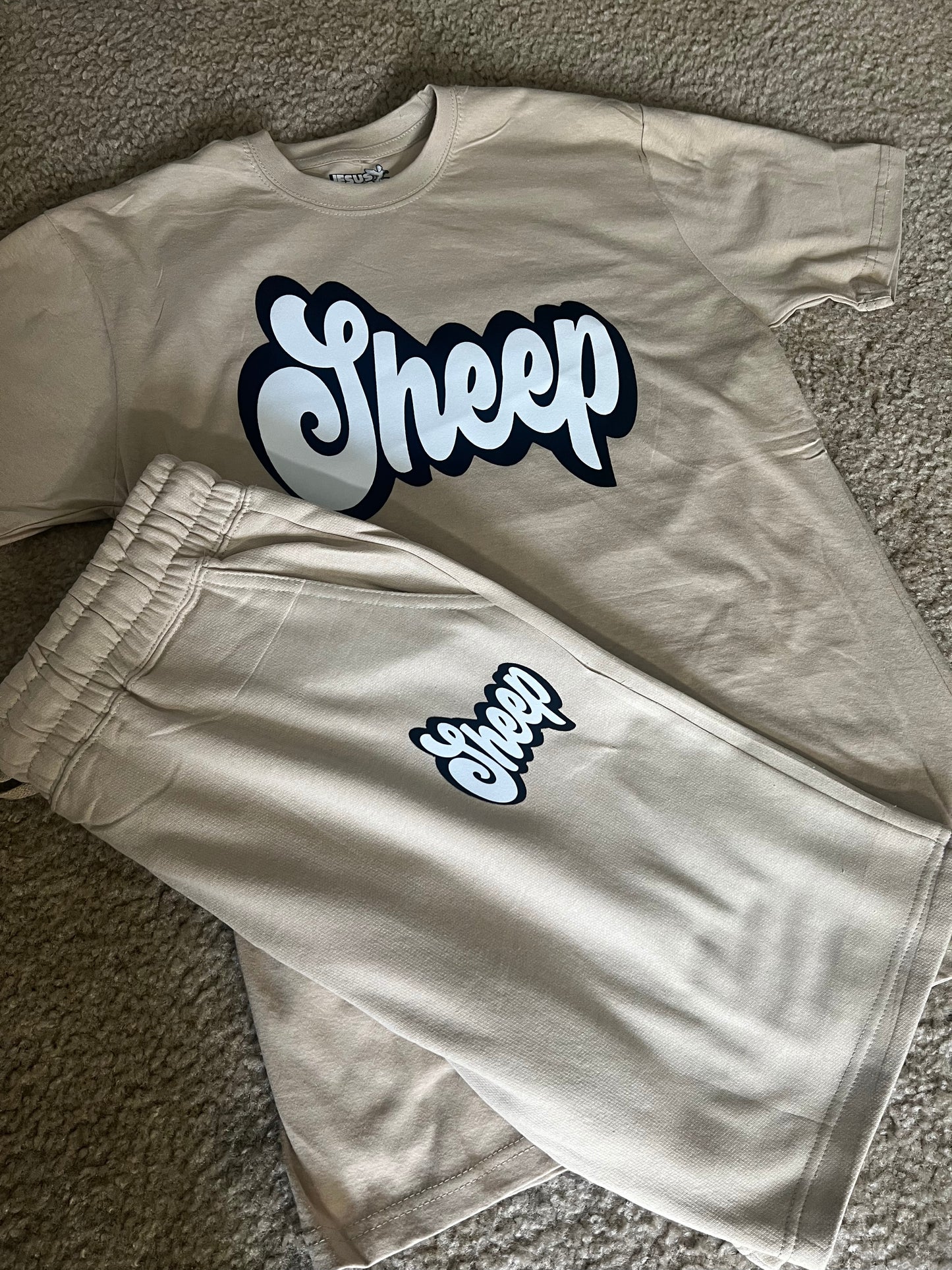 Sheep Short Set Cream